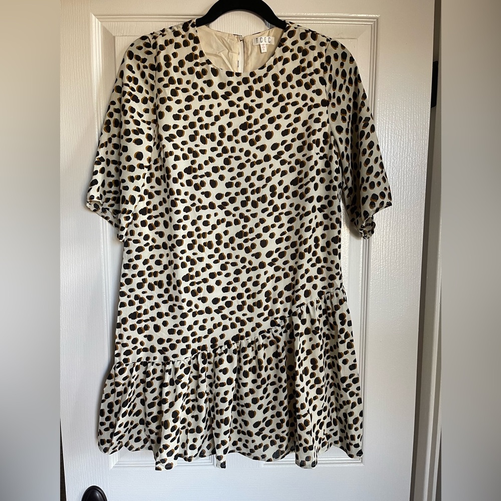 Drop waist mini dress